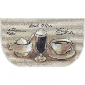 Mainstays Nature Trends Coffee Flavors Printed Kitchen Mat, 18" x 30"   551045524